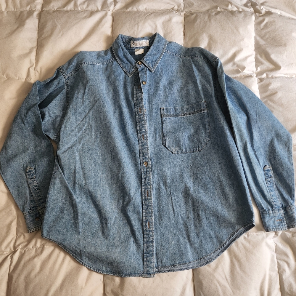 Columbia Denim long sleeved shirt